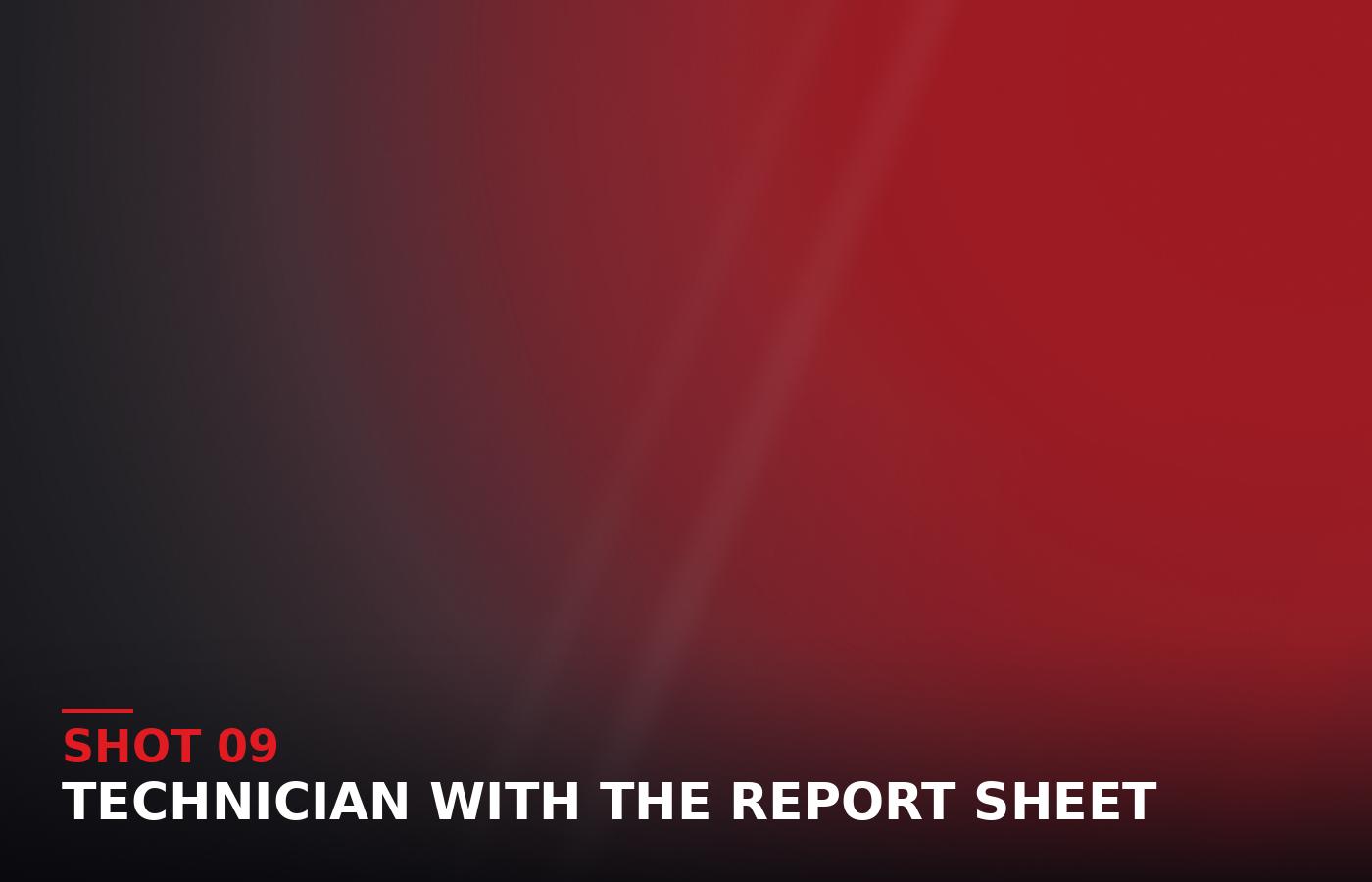 Technician completing a vehicle health check report